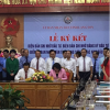 The investment memorandum contract signing ceremony at the investment promotion conference with the People's Committee of Lang Son province